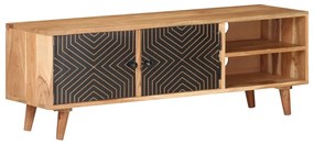 Comoda TV, 115x30x39 cm, lemn masiv de acacia