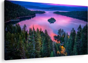 Tablou - Lacul Tahoe, Sierra Nevada, California, SUA (90x60 cm)