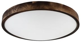 Brilagi - Plafonieră LED CARVALHO SLIM SMOKEY LED/36W/230V, stejar, Ø 47,5 cm