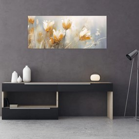 Tablou - Pictura de lalele (120x50 cm)
