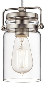 Lustră pe cablu BRINLEY 1xE27/60W/230V crom mat Elstead KL-BRINLEY-MP-NI