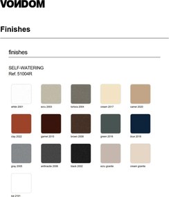 Ghiveci flori / Jardiniera plante de exterior/interior design decorativ PAL PLANTER 51004R Vondom