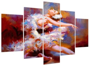 Tablou - Balerină,pictură (150x105 cm)