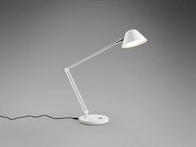 Veioza/Lampa de birou LED cu brat articulat Taros alba