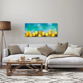 Tablou - Lalele galbene (120x50 cm)