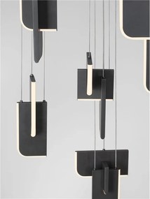 Lustra LED suspendata liniara design decorativ 3000K TOTEM 56W