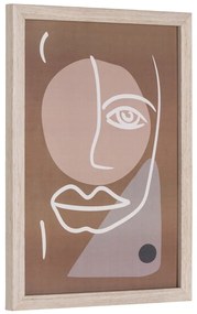 Set de artă de perete Madison, natural, 3 piese