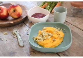 Beaba - Set veselă pentru copii, 4 piese, verde salvie