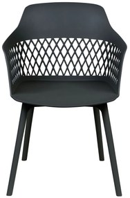 Set 2 buc scaun tip bar Anneli (negru). 1077426