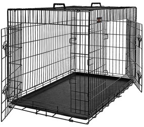 Cușcă pentru câini FEANDREA, 2 uși, 92,5 x 57,5 x 64 cm