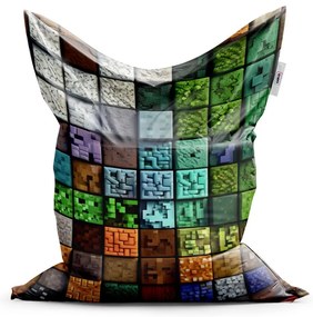 Sac de șezut Classic Blocks Abstract - pentru copii, colorat