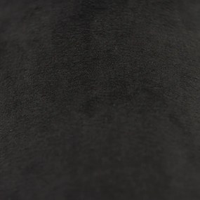 Abajur din catifea neagră 18/18/14 cu interior auriu