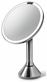 Oglindă Simplehuman cu luminozitate LED Dual reglabilă, oțel inoxidabil mat