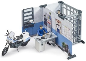 Bruder 62732 BWorld Secție de poliție cumotocicletă, 1:16