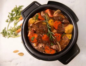 Multicooker Tefal Turbo Cuisine & Fry CY778830, 70 kPa, 1200W, 7.6 l, 15 programe, Acoperire neaderenta, Mentinere caldura, Control digital, Negru