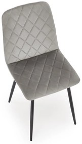 Scaun K525 velvet gri