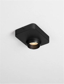 Spot LED aplicat stil minimalist KEDROS negru