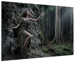 Tablou - Zâna pădurii (90x60 cm)