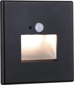 Corp de iluminat cu senzor pentru scări Paulmann 93135 LED/1,2W EDGE 230V negru