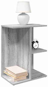vidaXL Noptiera gri Sonoma 46,5x29x61 cm lemn prelucrat