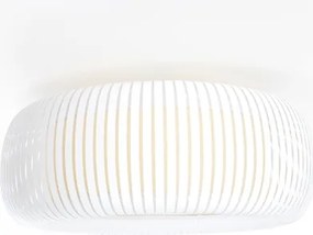 Plafonieră STRIPES 2xE27/40W/230V Ø 55 cm alb/crem