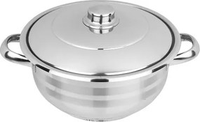 Oala inox cu capac ZLN7246, COCINERA,diametru 22 cm,capacitate 3 L