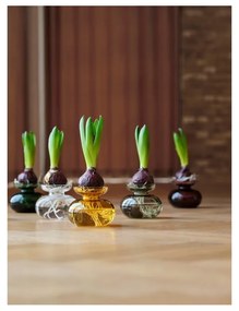 Vază din sticlă lucrată manual (înălțime 9 cm) Inu – Zone