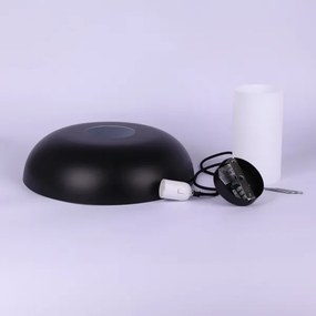 Globo 15755S - Lustră suspendată pe cablu LOWE 1xE27/60W/230V negru