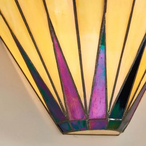 Endon 64046 - Aplică de perete Tiffany DARK STAR, 1xE14/40W/230V