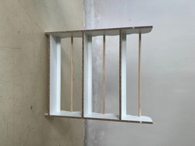 AIYAPLAY Bibliotecă Montessori pentru Copii 3-8 Ani, 3 Rafturi, 60x15x73 cm, pentru Cameră, Alb | Aosom Romania