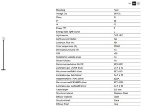 Stalp LED cu tarus iluminat exterior IP65 CUCA H-50cm