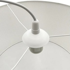 Lampă suspendată pe cablu SIRJA PLISADO, 1xE27/15W/230V, Ø 35 cm, albă