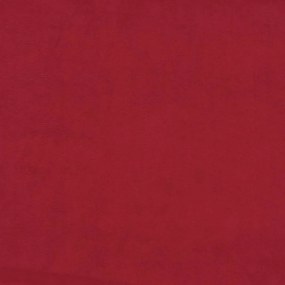 Taburet, rosu vin, 45x29,5x39 cm, catifea wine red and light wood