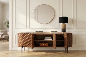 Comoda TV cu model 3D tip fagure ADLON 160cm