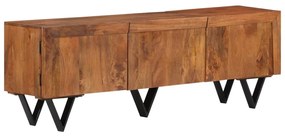 286566 vidaXL Comodă TV, 140 x 30 x 46 cm, lemn masiv de mango