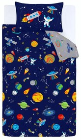 Lenjerie de pat pentru copii pentru pat de o persoană 135x200 cm Lost In Space – Catherine Lansfield
