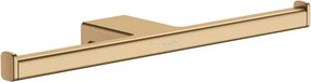 Suport dublu hartie igienica Hansgrohe AddStoris bronz periat