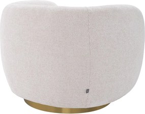 Fotoliu pivotant design elegant Roxy, lyssa off-white 115348 HZ