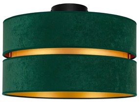 Plafonieră Duolla DUO 1xE27/40W/230V d. 40 cm verde/auriu