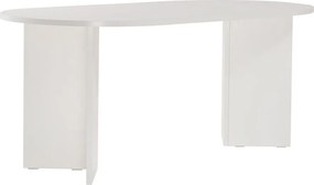 Masă de dining cu aspect semi-lucios 89,5x180 cm Sablin – Kalune Design