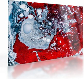 Tablou pe sticlă abstract (70x50 cm)
