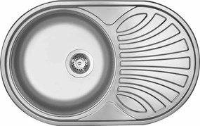Chiuveta Deante Twist inox satinat 77x48 cm