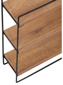 Măsuță laterală Lasobe (stejar + negru) . 1095977