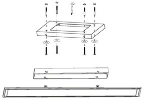 Eglo 98205 - LED Panou dimmabil SALOBRENA-A LED/30W/230V + telecomandă