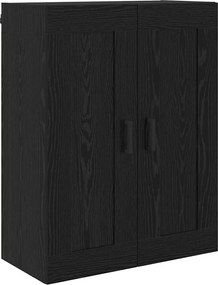 vidaXL Dulap montat pe perete Stejar Negru 69,5 x 34 x 90 cm
