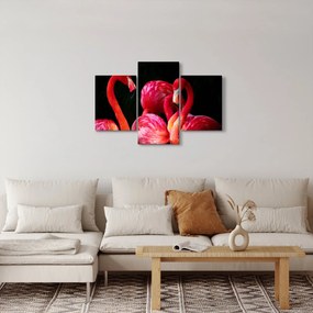 Tablou cu flamengo roșii (90x60 cm)