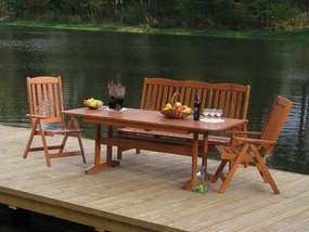 Fotoliu de grădină din lemn LUISA