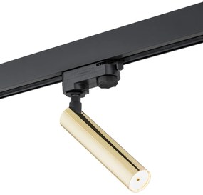 Spot LED pe sina ELBRUS auriu / Accesoriu pentru sinele trifazate ARGON T-RACK