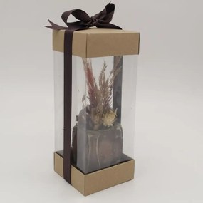 Ghiveci decorativ cu flori artificiale, homs seria A620,17x5.5x9 cm,30337