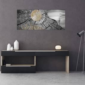 Tablou - Trunchiul copacului colaj (120x50 cm)